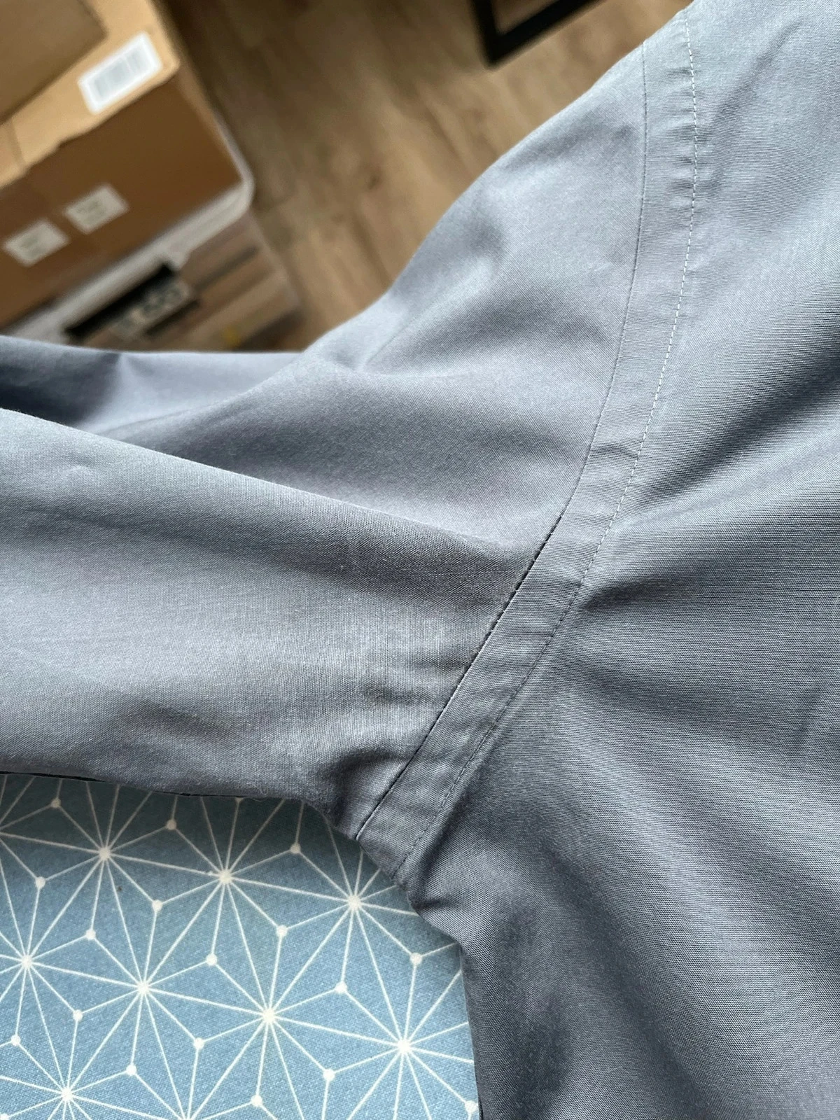Men's gray Calvin Klein shirt size 39 satisfactory condition – photo 4
